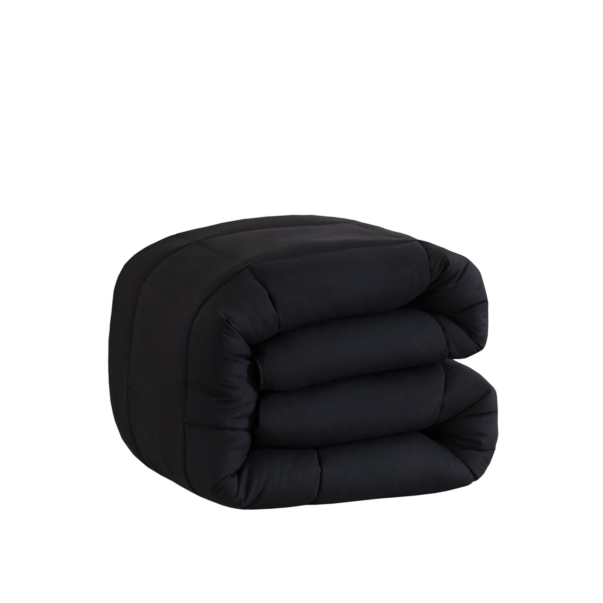 Snoozella ComfyBed Zwart – wasbaar 4-seizoenen dekbed zonder overtrek