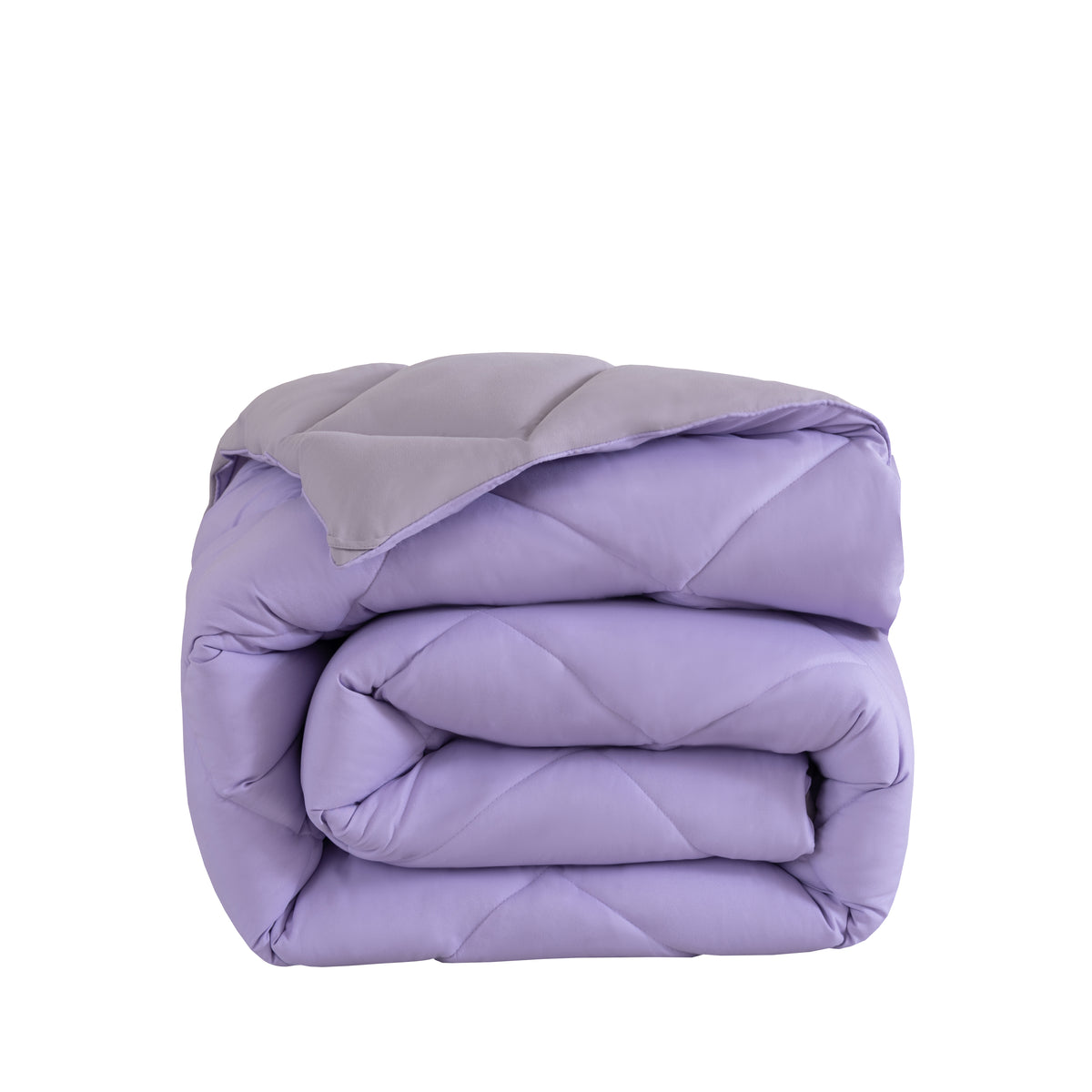 Snoozella ComfyBed Duo Lavendel Paars – tweezijdig wasbaar dekbed zonder overtrek