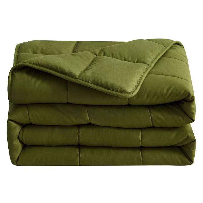 Snoozella Summerbed Military Green – washable summer duvet without a cover